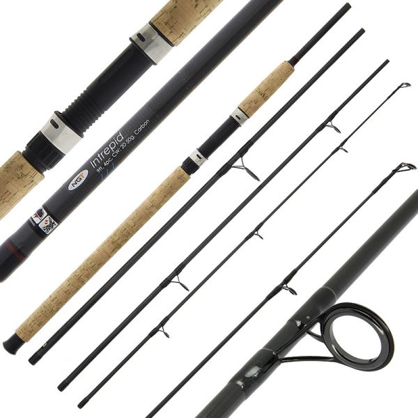 NGT Intrepid - 9ft, 4pc Carbon Travel Rod - Ceļojumu makšķere - 2,7m 4-daļīga Karbona