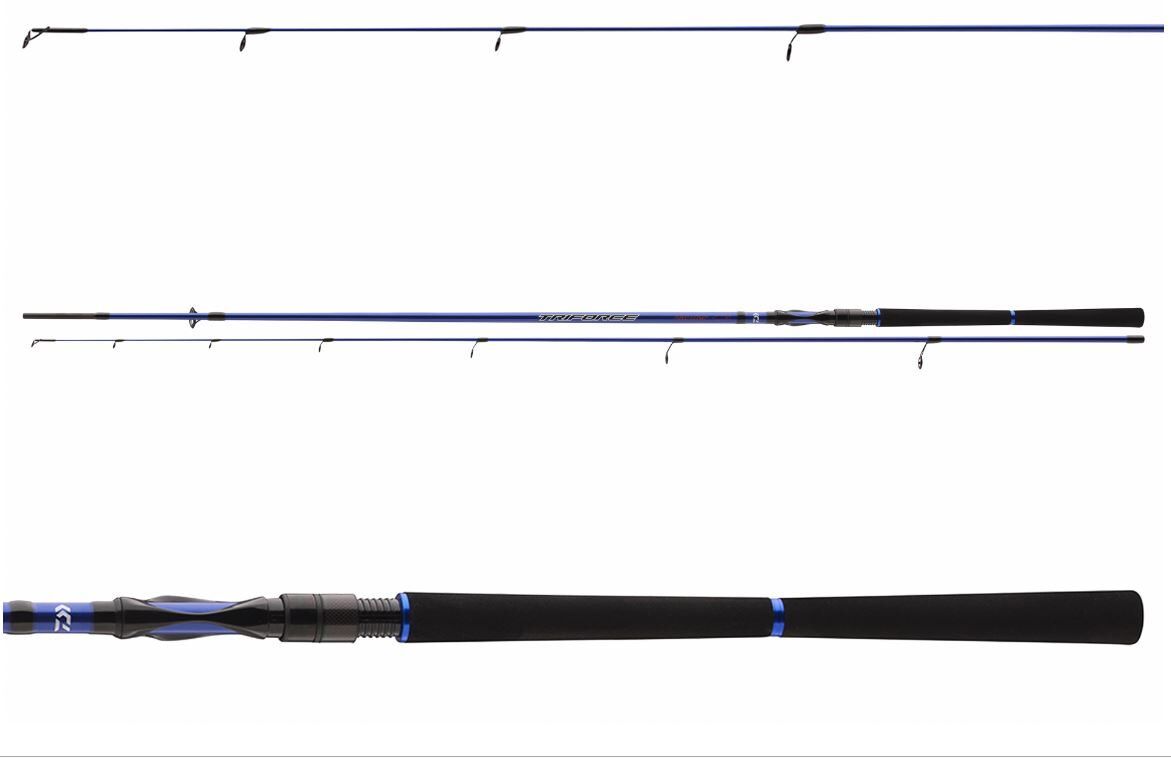 DAIWA Triforce TS 2.40m 15-50g Zander , Zandartu Spinings
