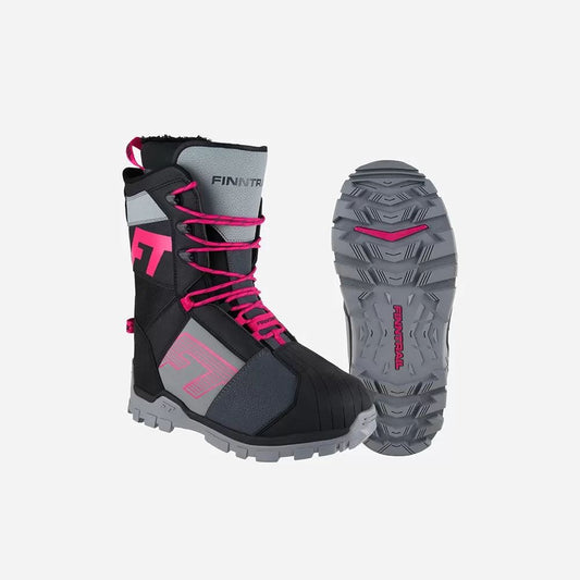 Sieviešu sniega motociklu zābaki FINNTRAIL BLIZZARD GRAPHITEPINK 5226