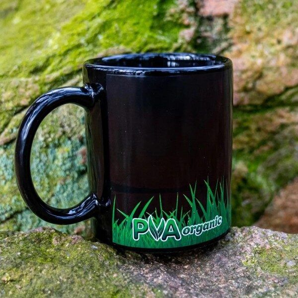 KATRAN PVA ORGANIC MUG - Melna Krūze 330ml