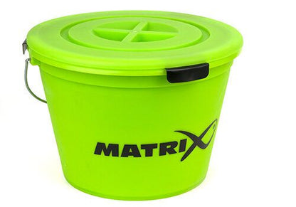 MATRIX BUCKET SET - LIME , Liela spaiņa un sieta komplekts ar vāku
