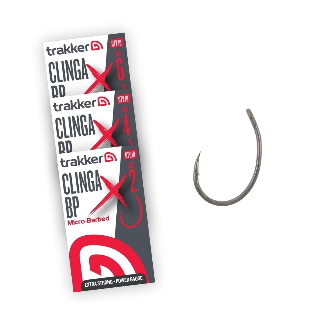 TRAKKER CLINGA BP XS HOOKS MICRO BARBED