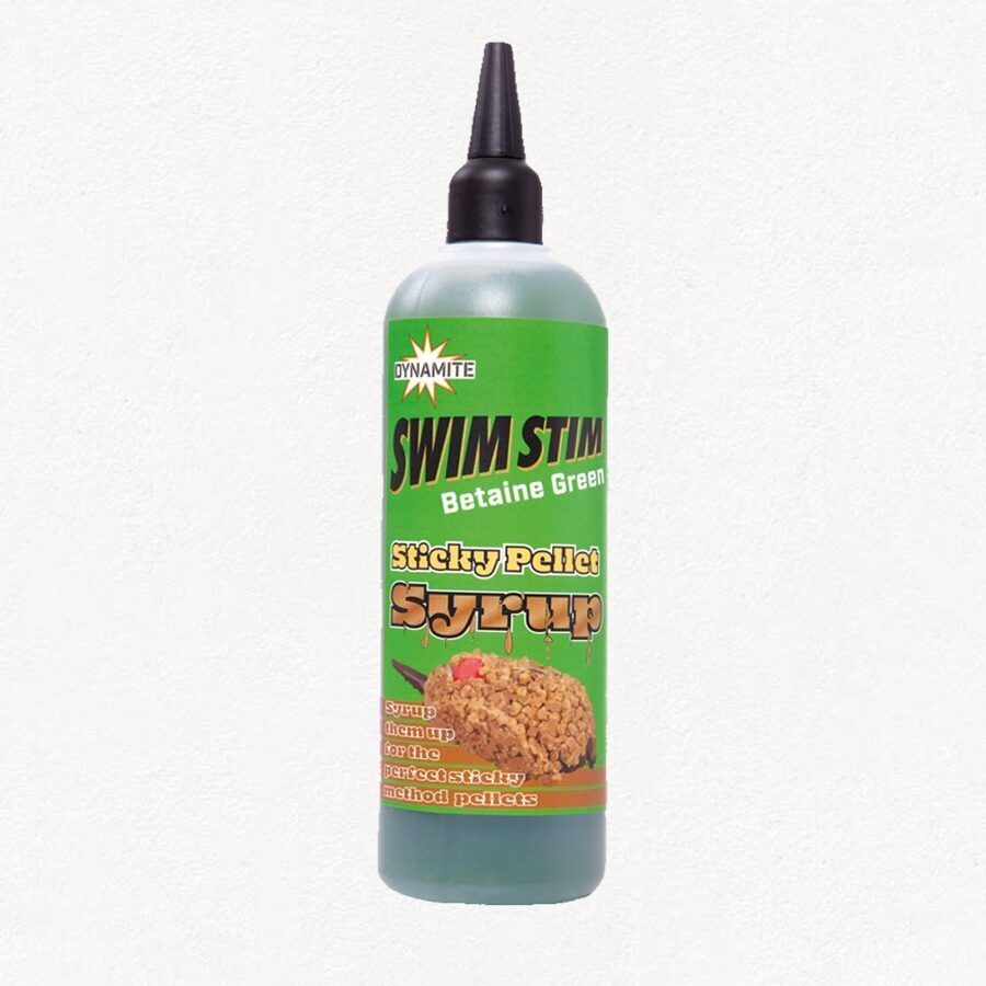 Dynamite SwimStim Sticky Pellet Syrup – Betaine green, Betaīna zaļais pelešu sīrups