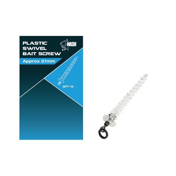 PLASTIC SWIVEL BAIT SCREW , ēsmas skrūve