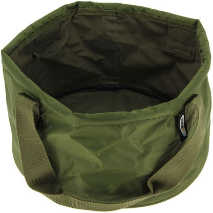 NGT Groundbait Bowl , Ēsmas un barības uzglabāšanas saliekama soma 30x15cm