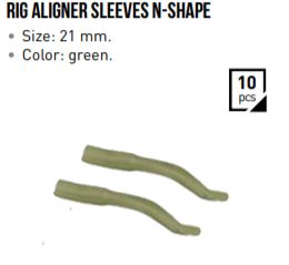Rig Aligner Sleeves N-shape, N-formas āķa un pavadas gumija