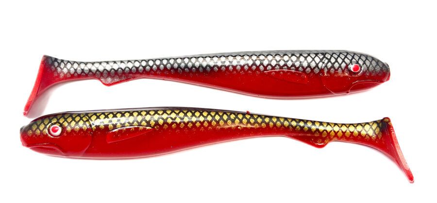 OSHELure Pike Hunter V1 15cm / Līdaku gumijas mānekļi no Latvijas