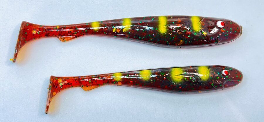 OSHELure Pike Hunter V1 15cm / Līdaku gumijas mānekļi no Latvijas