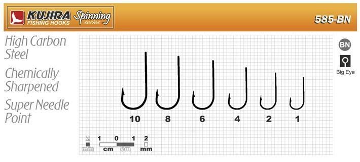 Kujira 585 džiga āķi