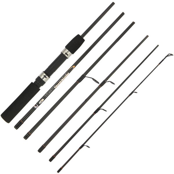 NGT TravelMaster - 1,8m 6-daļīgs ceļojuma universālais spinings. Karbona