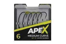 Ridge Monkey Ape-X Medium Curve Hooks, Izliektie āķi karpu maksķerēšanai