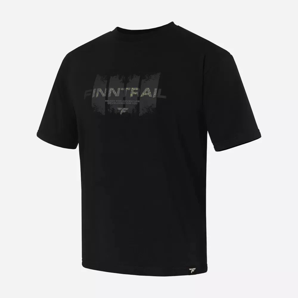T-Krekls FINNTRAIL LOGO 6721 BLACK