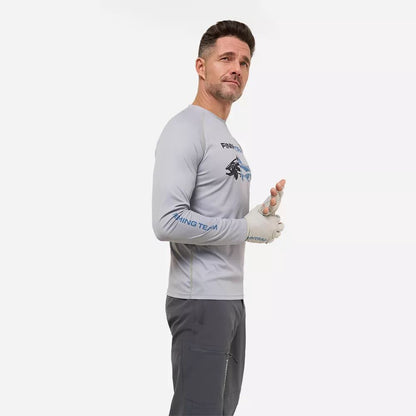 UPF 50 Krekls FINNTRAIL WAVE FISH GREY 6611