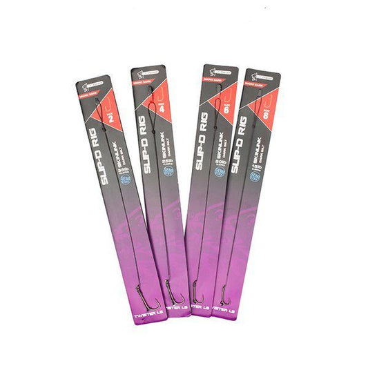 NASH Slip D rig, gatavā D-rig tipa pavadiņa ar Twister āķi