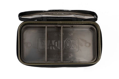 FOX AQUOS CAMO RIG BOX AND TACKLE BAG , Ūdensizturīga pavadu un sīkumu kaste