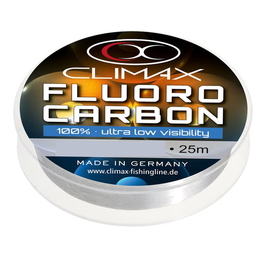 CLIMAX ULTRA LOW VISIBILITY FLUOROCARBON, Fluorokarbons caurspīdīgs, 25m , 0.35mm / 7.7kg