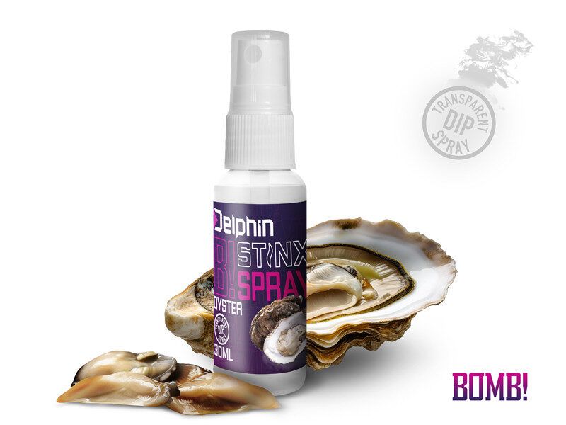 Atraktants Delphin STINX SPRAY/30ml - transparent