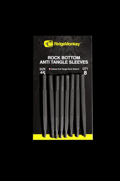 Ridge Monkey Connexion Tungsten Rock Bottom Anti Tangle Sleeves, Volframa pretsavērpšanās Uzmavas