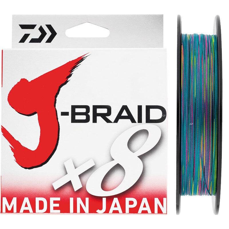 Pītā aukla DAIWA J-Braid  X8 multicolor