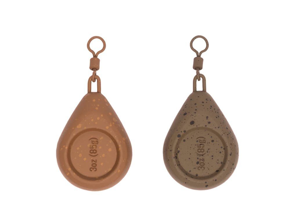 Trakker FLAT PEAR SWIVEL LEADS, Svins 2oz(57gr) - 5oz(141gr)