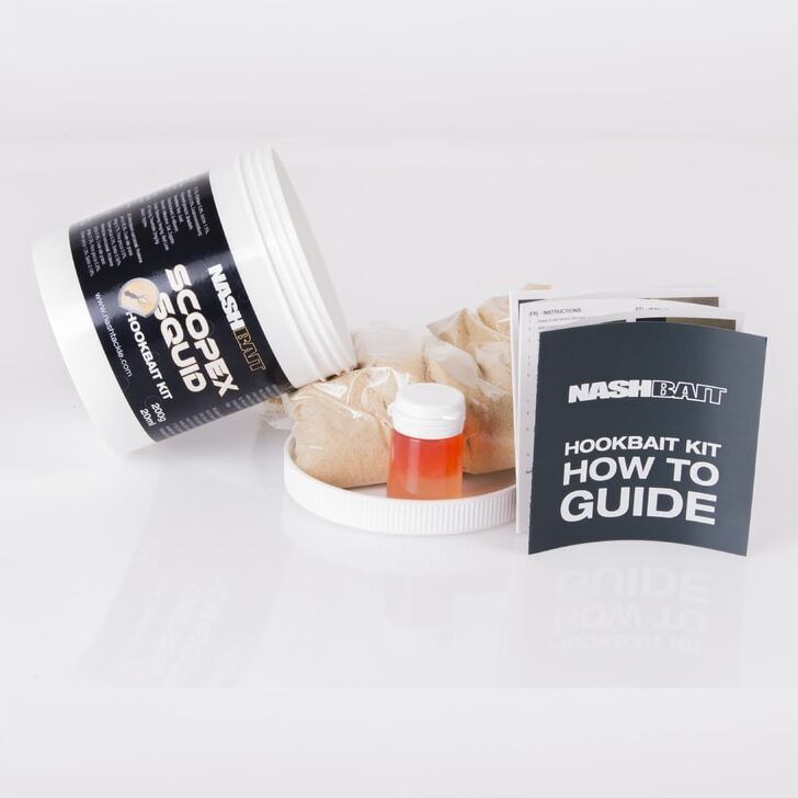 NASH Scopex Squid Hookbait Kit, Ēsmas gatavošanas komplekts ar scopex kalmāra garšu