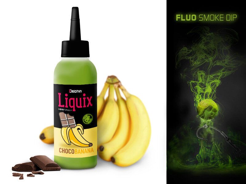 Delphin Fluo dip D SNAX LiquiX / Likvīds ar dūmu efektu, 9 garšas