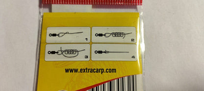 Ātri maināmais Griezulis ar gredzenu, 8. , 10. un 12.izmērs, Quick change swivel Extra Carp