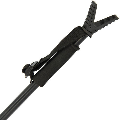 Anglo Arms Black Shooting Stick - Telescopic Adjustable V Rest, Medību/šaušanas nūja
