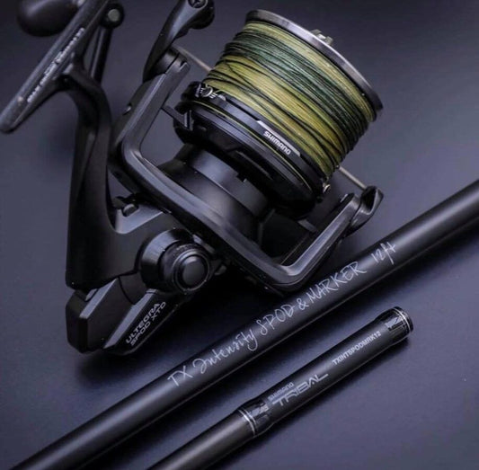 Shimano Tribal TX Intensity Spod & Marker 12ft/3,6m un 13ft/3,9m - 5Lb Intensity Iebarošanas makšķerkāti