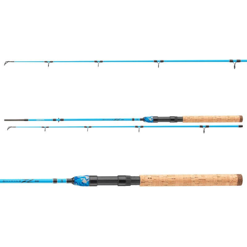 Daiwa Ninja X Kids 1,60m 10-30g zils / Spinings makšķerkāts