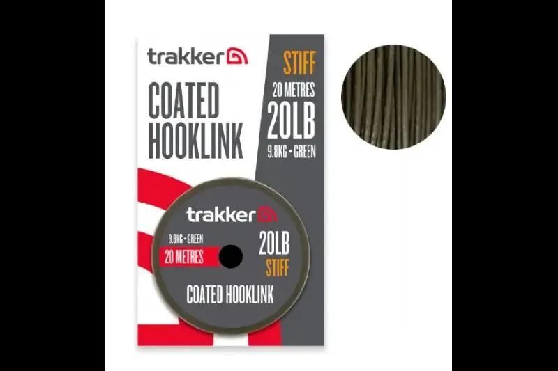 Trakker STIFF COATED HOOKLINKS, Pavadmateriāls ar cietu pārklājumu