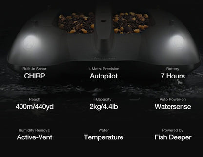 Deeper Quest iebarošanas kuģītis karpu makšķerēšanai