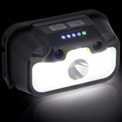 NGT Profiler Headlight - 330 Lumens USB Rechargable Motion Sensor Headlight with Case / Galvas lampa