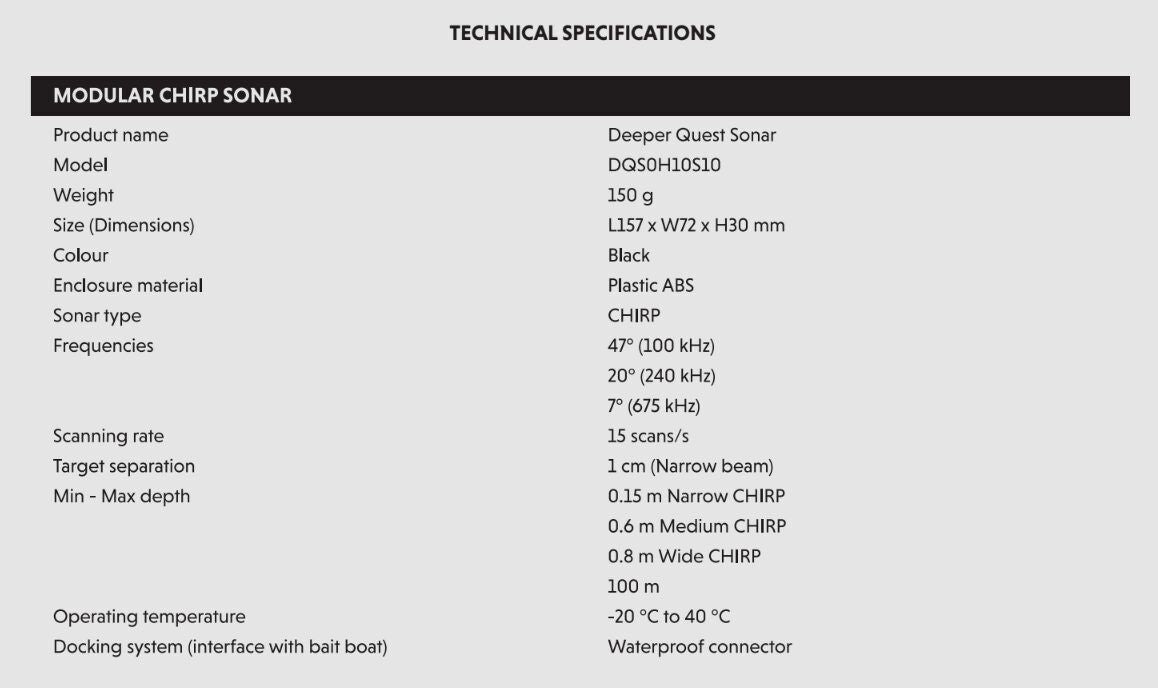 Deeper Quest iebarošanas kuģītis karpu makšķerēšanai