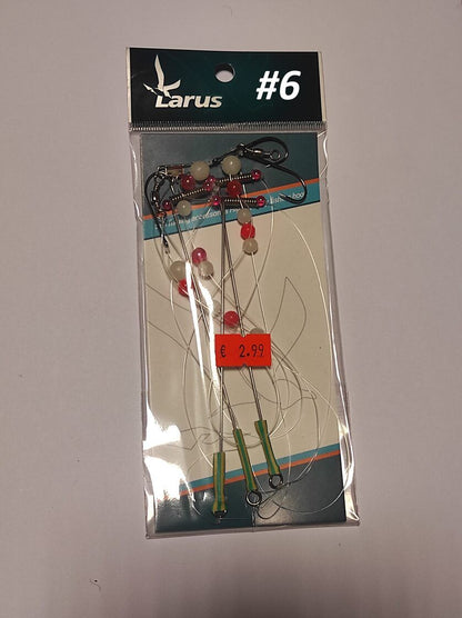 Larus Flatfish Rig - Jūras makšķerēšana , gatavās sistēmas butēm