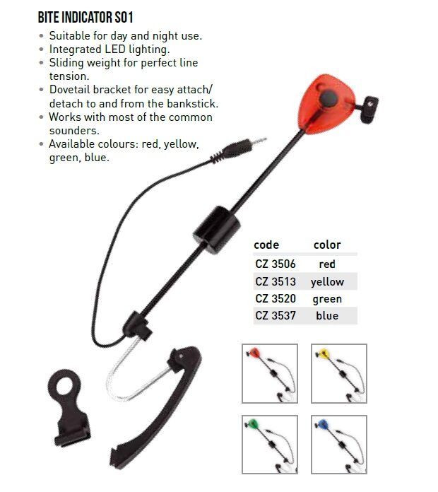 Carp Zoom Bite Indicator S01, Indikators svingeris ar LED gaismu