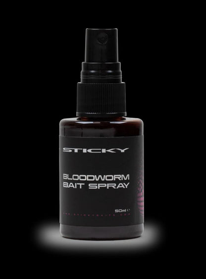 STICKY BLOODWORM BAIT SPRAY, Motiļa garšas Ēsmas pūšamais šķidrums