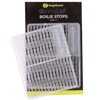 Ridge Monkey Connexion Clear Boilie Stops / Caurspīdīgi Boilu Stoperi , 2 gab.