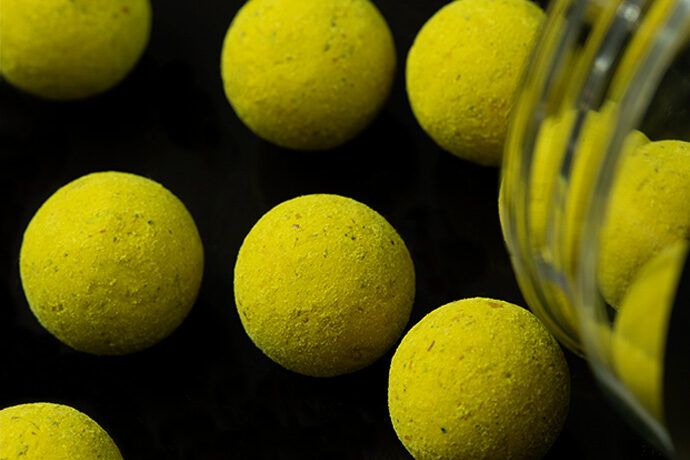 STICKY MANILLA Yellow ONES WAFTERS, Dzeltenas Vaniļas puspeldošās boilas jeb Vafteri