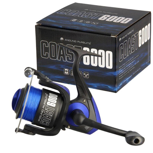 Angling Pursuits COAST 6000 - 1BB Sea Reel with 20lb Blue Line / Jūras makšķerēšanas spole ar auklu