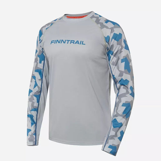 UPF 50 Krekls FINNTRAIL WAVE GREY 6612