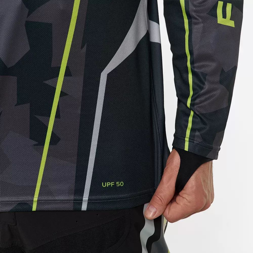 UPF 50 Krekls FINNTRAIL JERSEY 6600 CAMOSHADOWBLACK