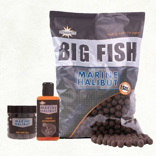 Dynamite 15mm BIG FISH Marine Halibut boilas, Paltusa boilas 1kg