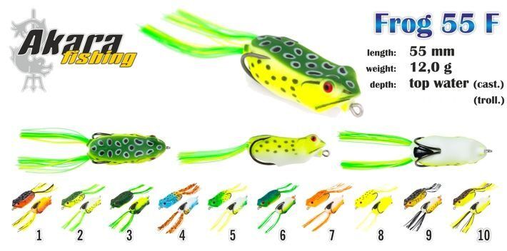 Akara Vobleris FROG I 55 F (12 gr. , 55mm) Varde