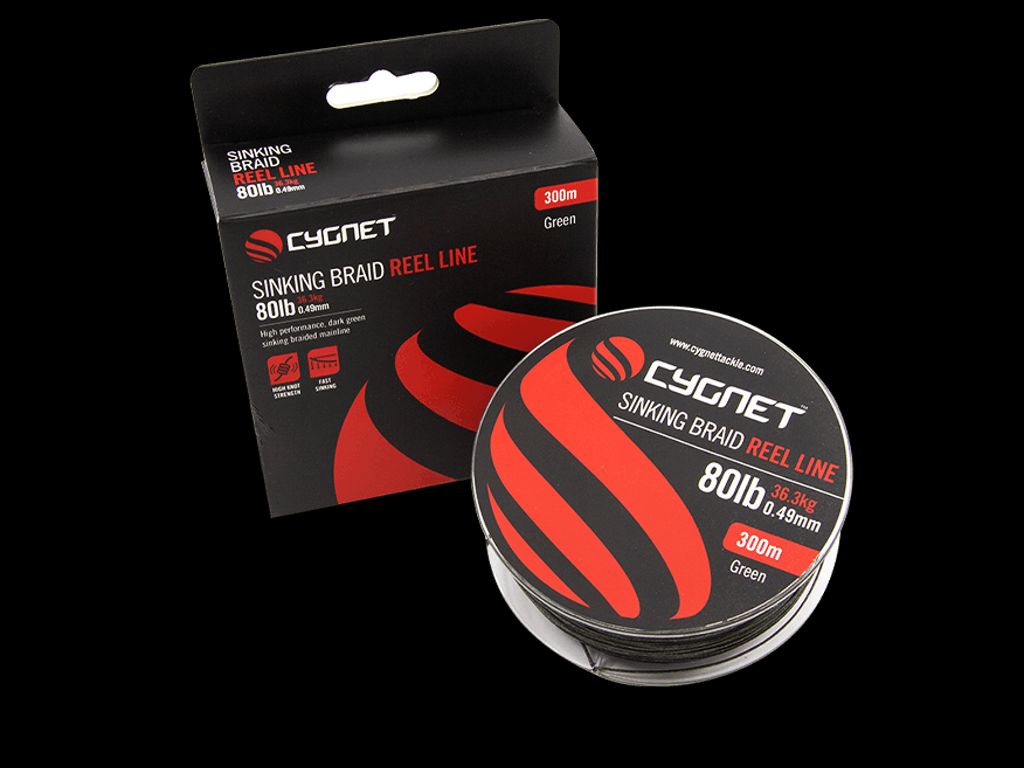 CYGNET SINKING BRAIDED REEL LINE, Grimstoša pītā aukla - 300m