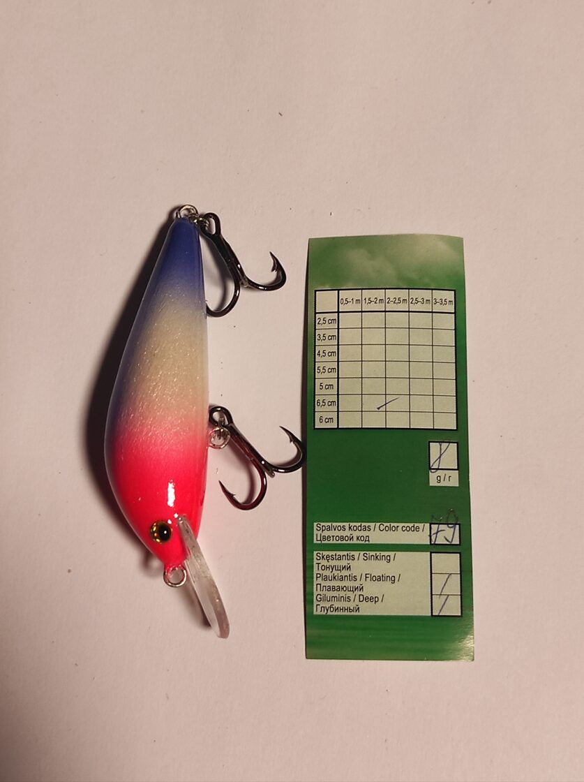 Vivingra lašu mānekļi / Vobleri 8g