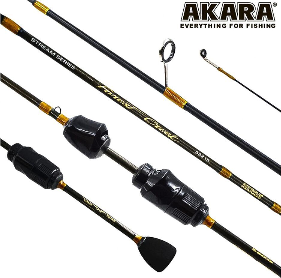 Spinings AKARA «FOREST CREEK» 532 UL 2X ( 1,6 m, tests: 0,4-4 g)