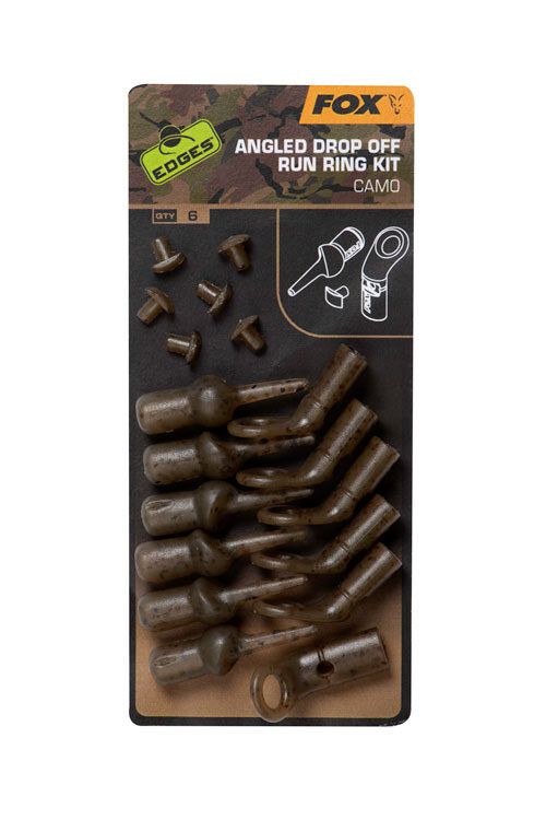 FOX EDGES™ CAMO ANGLED DROP OFF RUN RING KIT, Run ring komplekts
