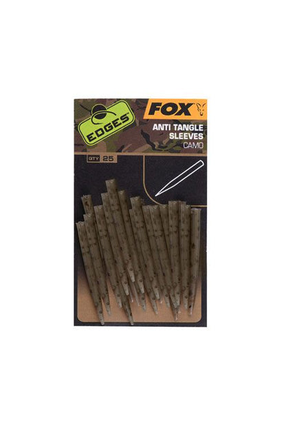 FOX Edges Camo anti tangle sleeves XL, Standart, Micro, Kamuflāžas gumijas trīs izmēros