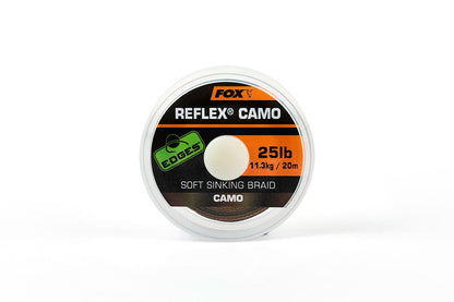 FOX Reflex Camo soft sinking braid, Grimstošs mīkstais pavadiņu materiāls